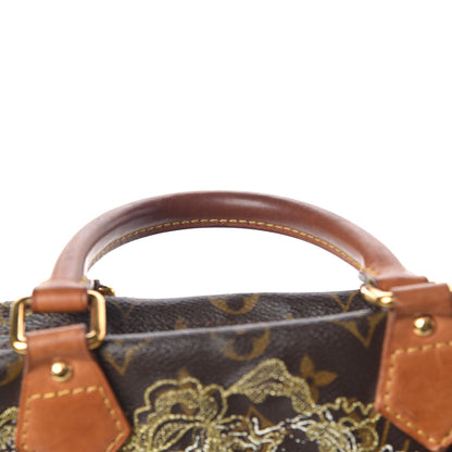 Louis Vuitton Monogram Dentelle Speedy 30 Gold 11 of 15