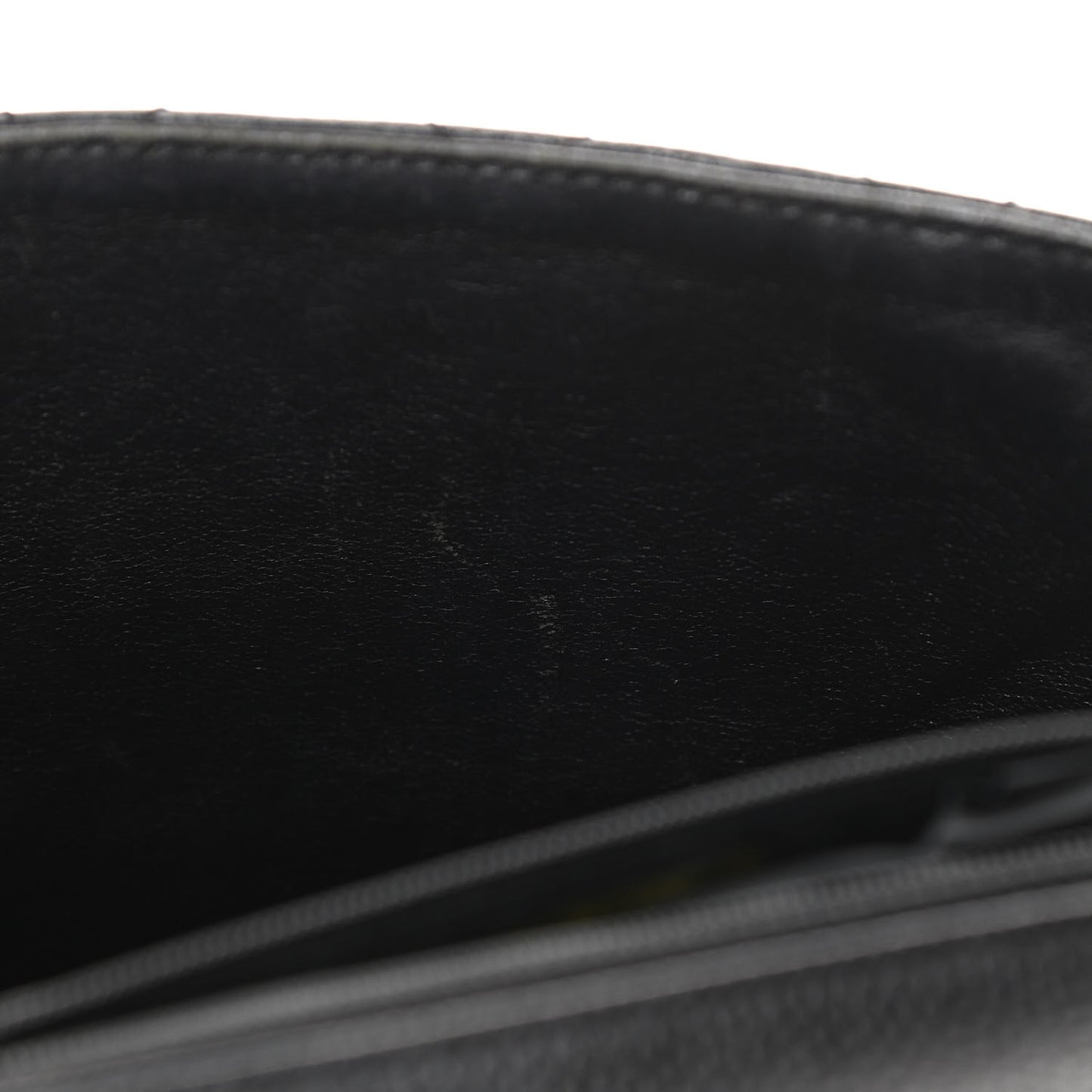 Caviar Quilted Jumbo Kelly Flap Black