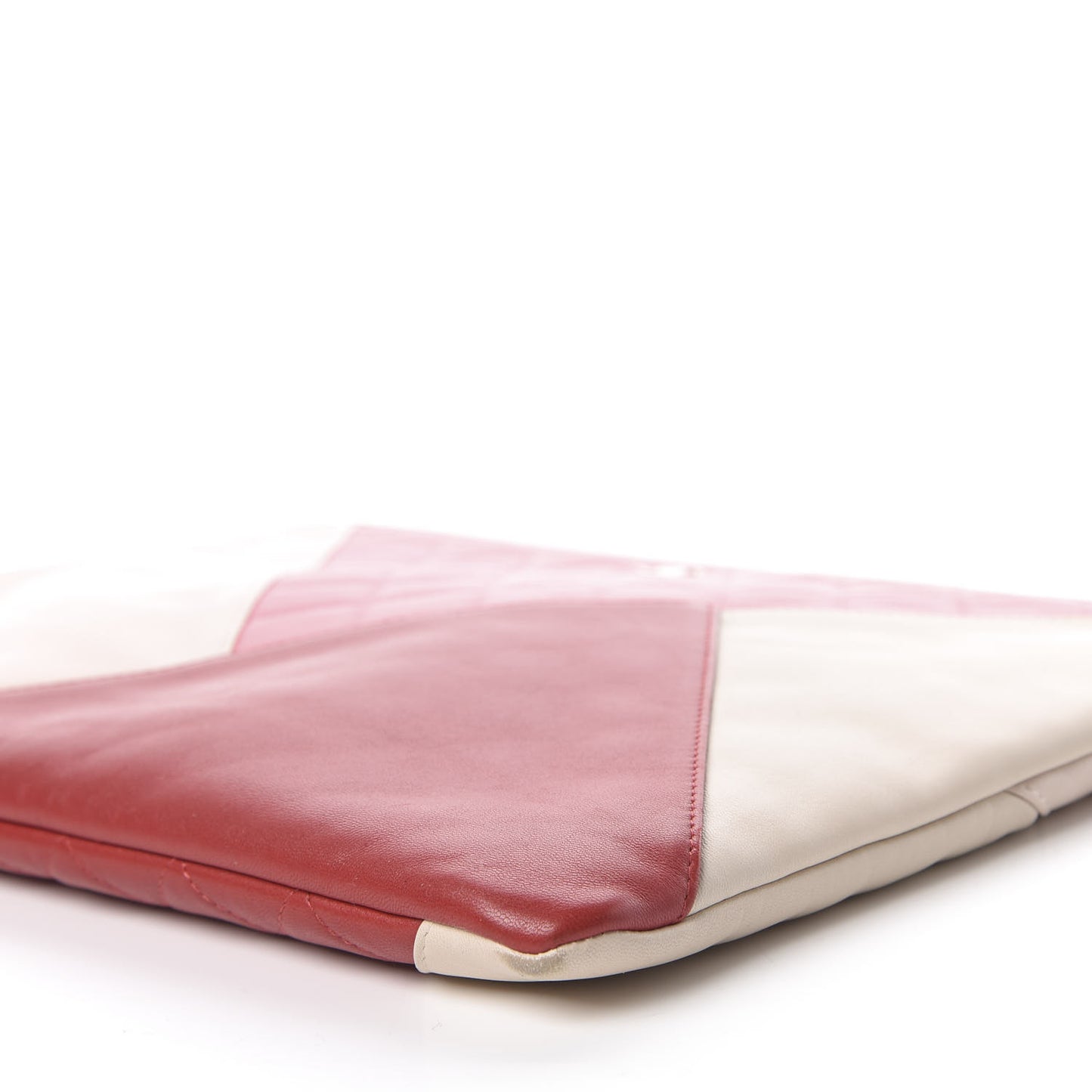 Lambskin Patchwork Large Cosmetic Case Multicolor