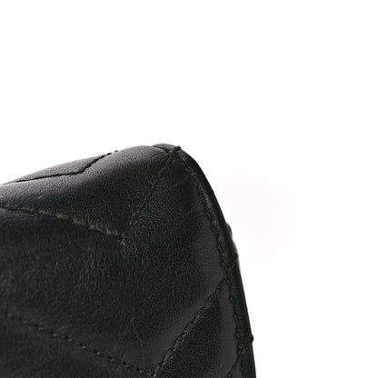Gucci Calfskin Matelasse Super Mini GG Marmont Shoulder Bag Black 12 of 18