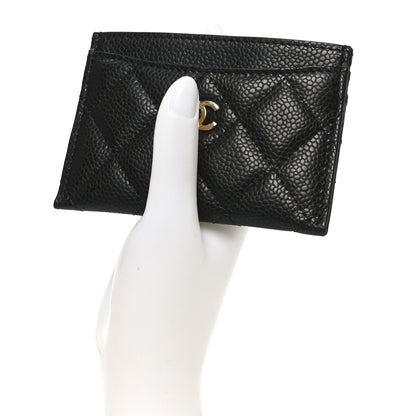 Chanel Caviar Quilted Card Holder Black 2 of 9