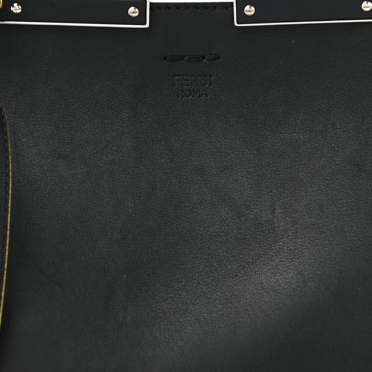 Vitello Dolce Shiny Nappa Petite 3Jours Tote Black Iris