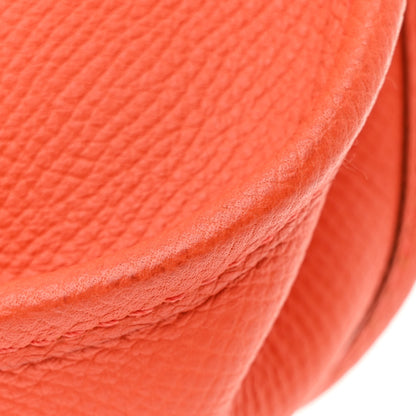 Hermes Epsom Amazone Evelyne TPM Orange Poppy Bleu Zanzibar 11 of 12