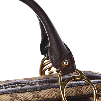 Gucci Monogram Medium Interlocking Icon Tote Dark Brown 13 of 21