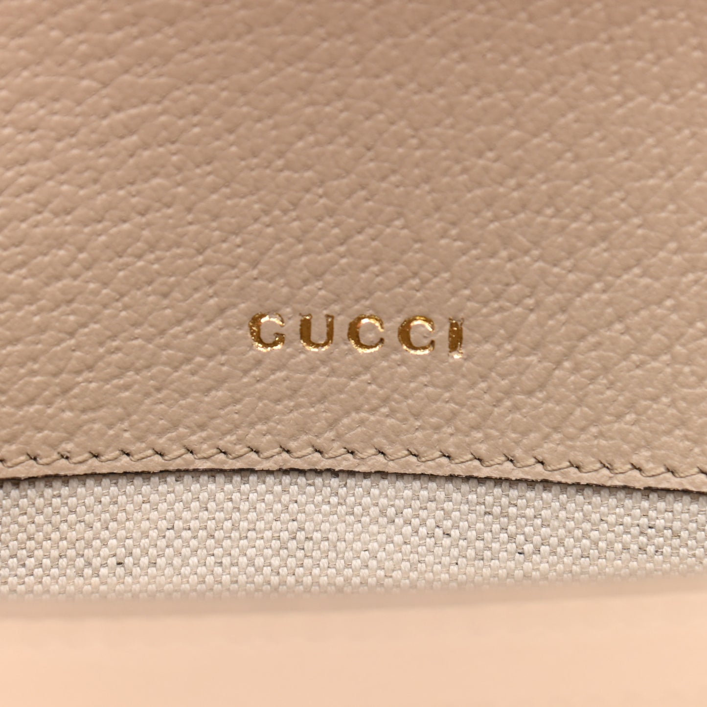 GG Supreme Monogram Textured Dollar Calfskin Web Mini Horsebit 1955 Shoulder Bag Beige Mystic White Oatmeal