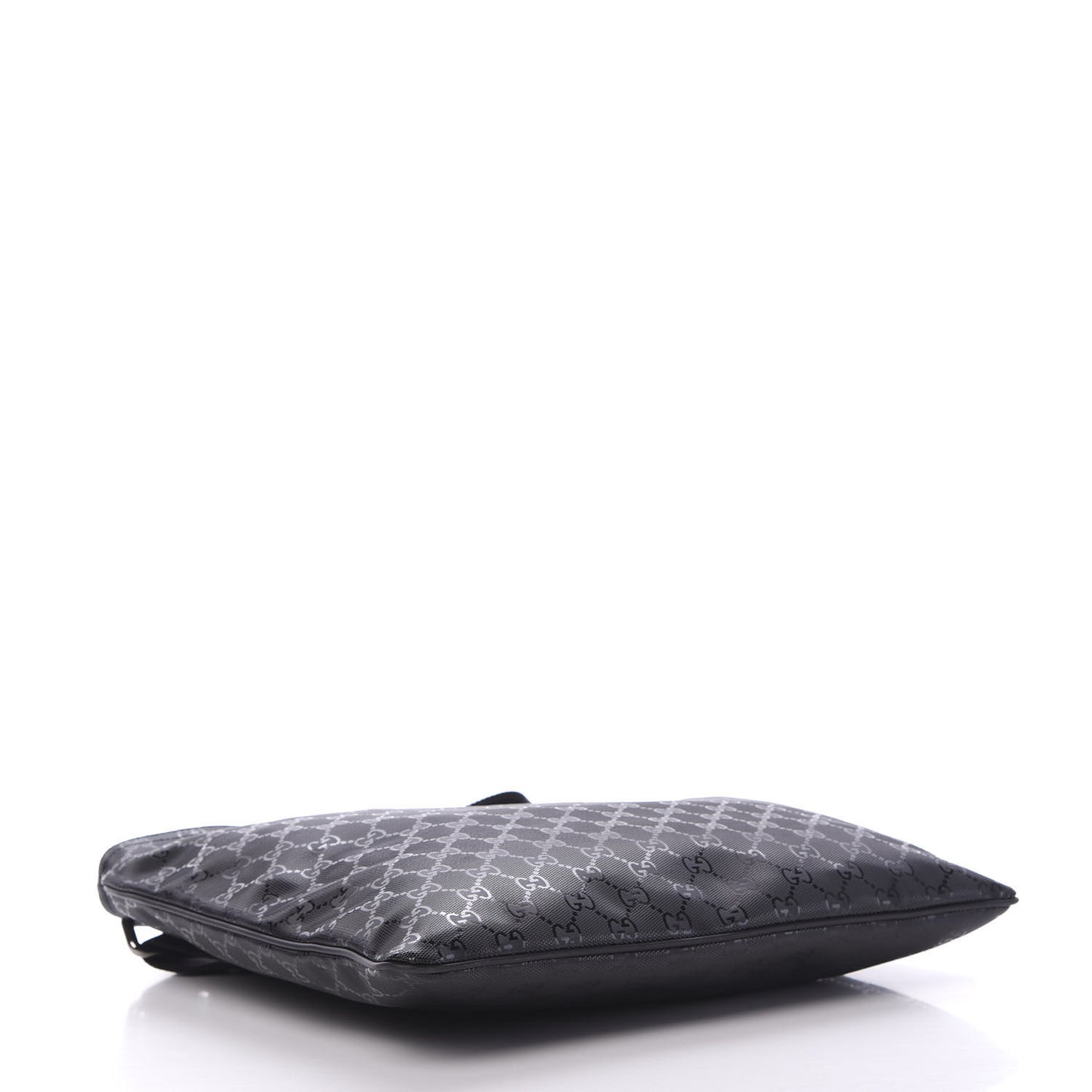 Imprime Monogram Medium Flat Messenger Bag Black
