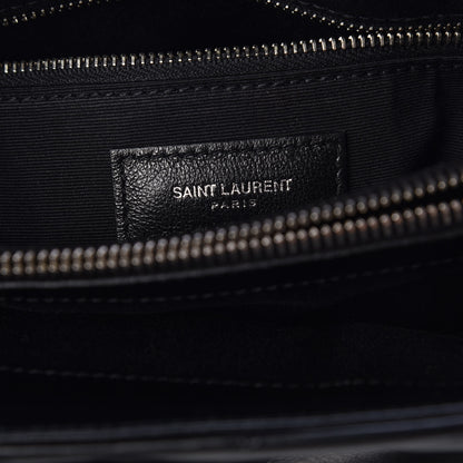 Saint Laurent Calfskin Y Quilted Monogram Medium Loulou Chain Satchel Black 9 of 9