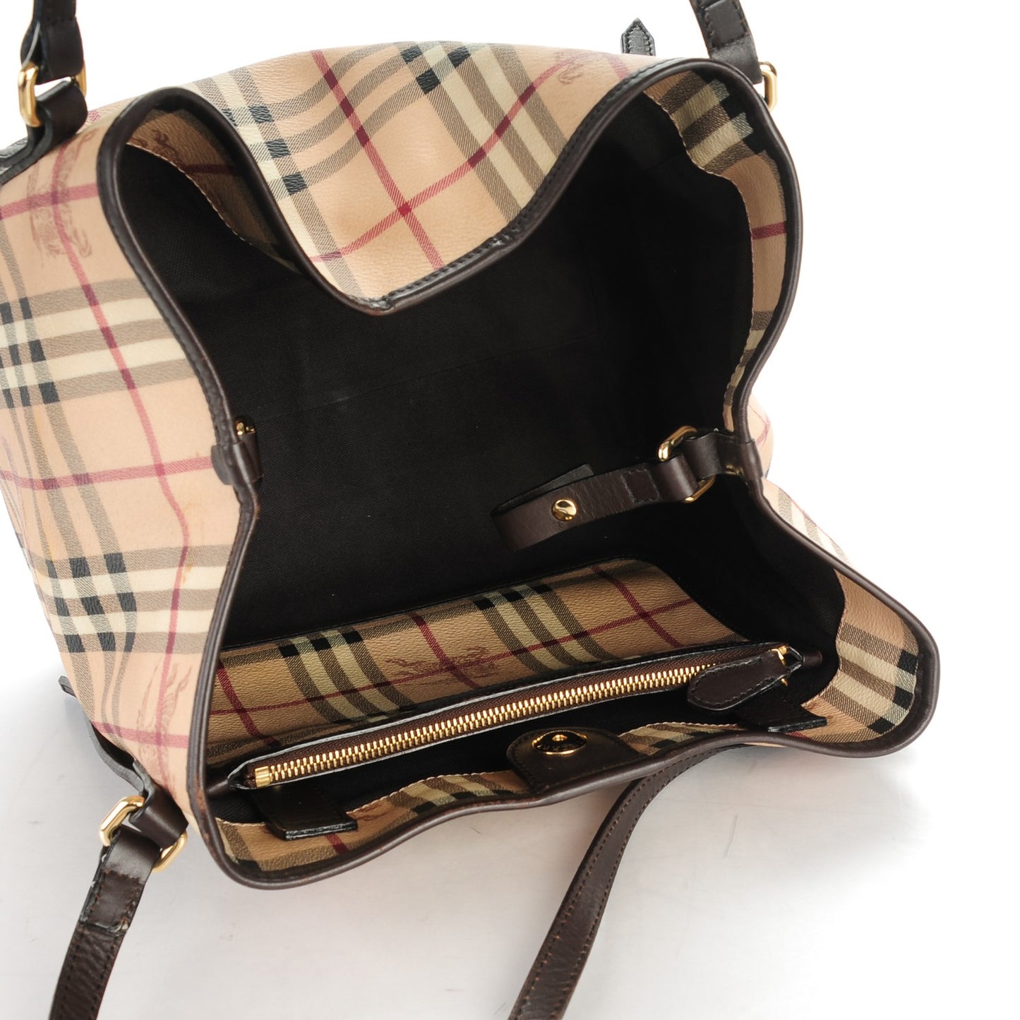 Haymarket Check Small Canterbury Tote Chocolate