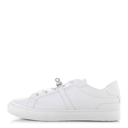 Hermes Calfskin Day Sneakers 42 White 1 of 4