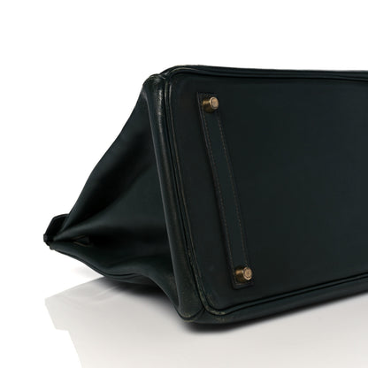 Hermes Gulliver Birkin 35 Vert Fonce 8 of 31