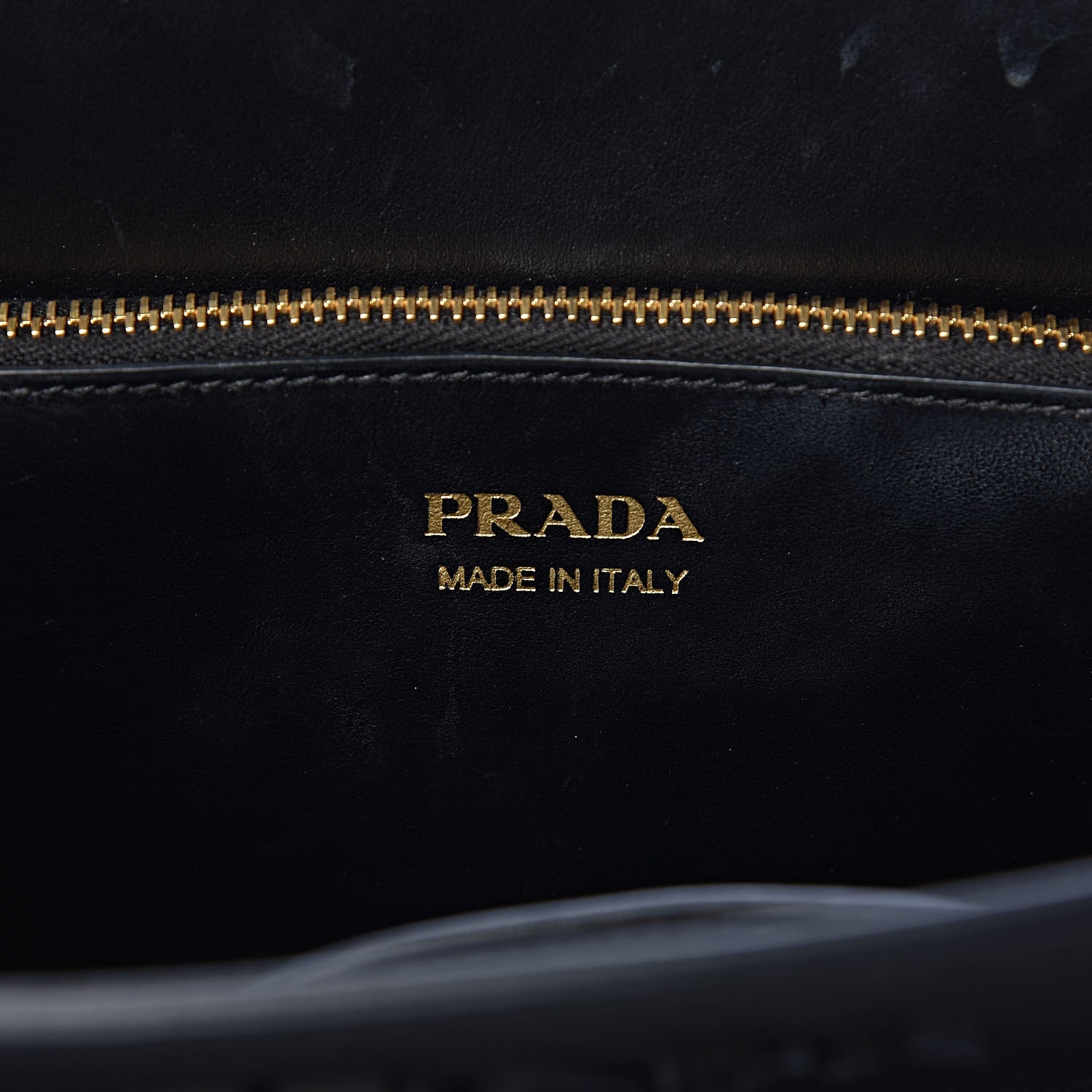 Prada Saffiano Cuir Calfskin Medium Monochrome Top Handle Tote Black 6 of 10