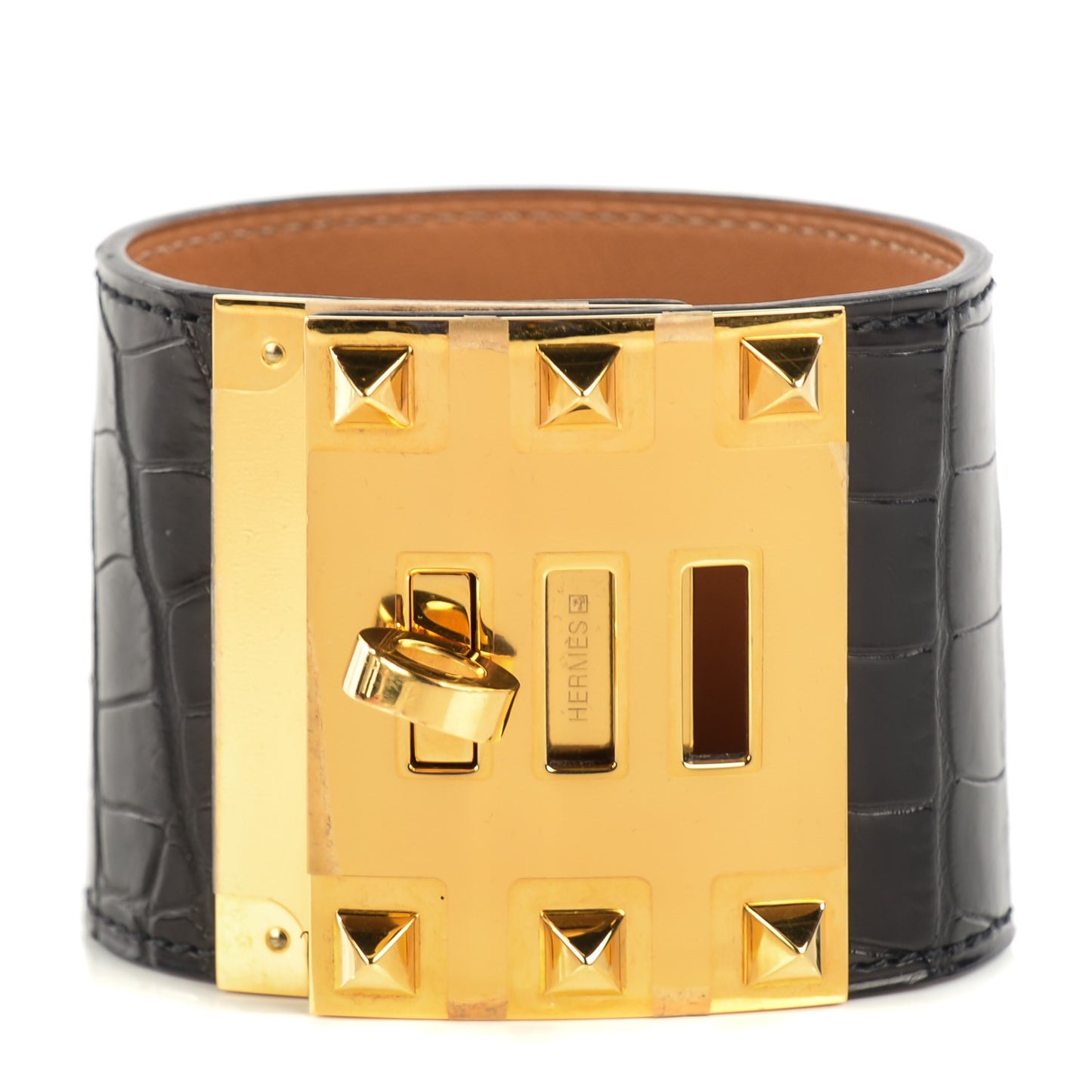Matte Alligator Extreme Bracelet S Black