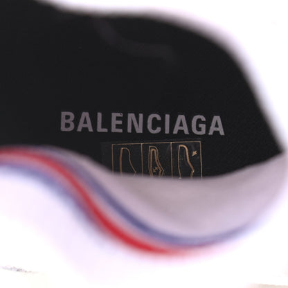 Balenciaga Technical 3D Recycled Knit Striped Womens Speed 2.0 Sneakers 39 White Multicolor 7 of 8