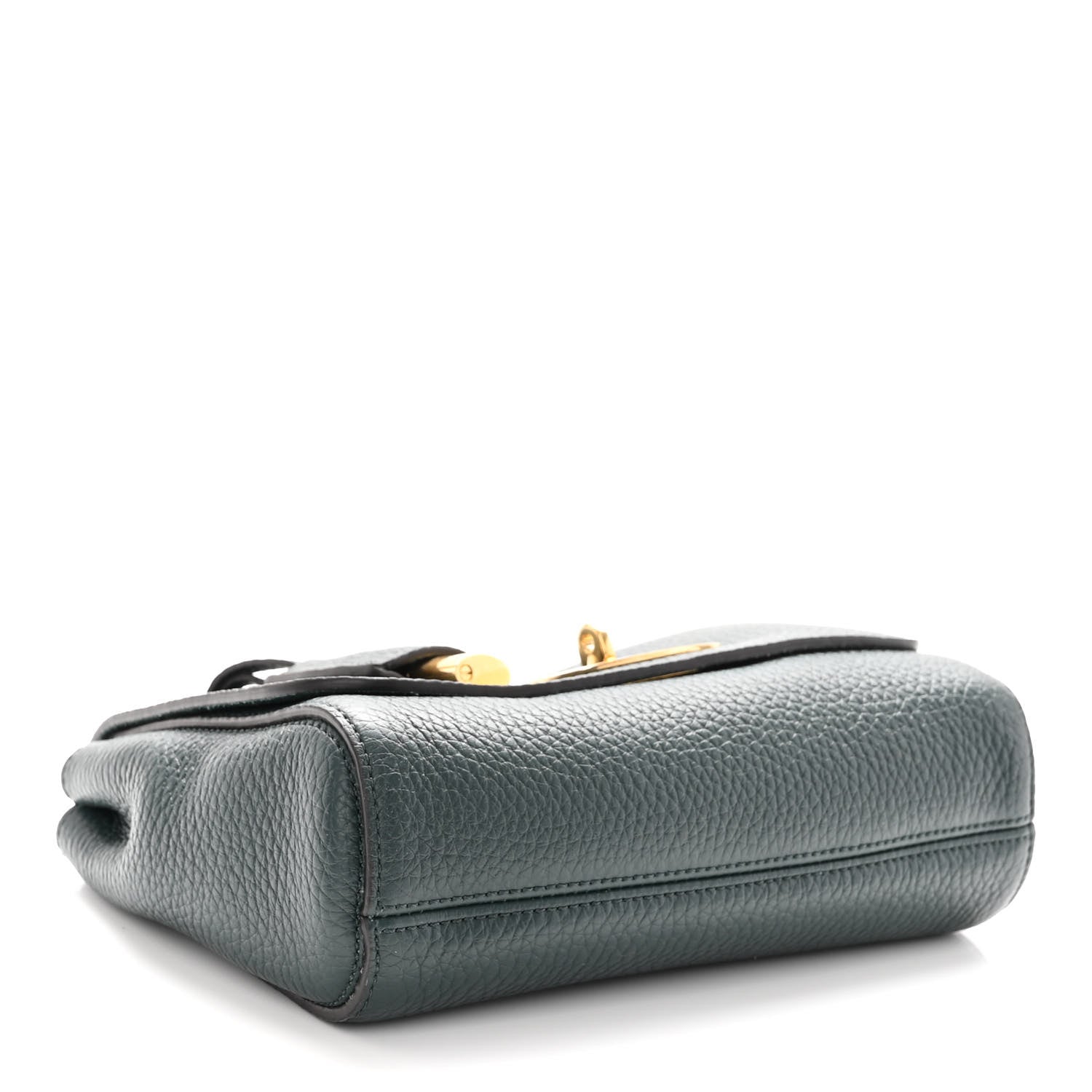 Mulberry Small Classic Grain Calfskin Small Lily Flap Dark Green 4 of 9
