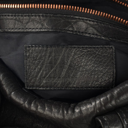 Alexander Wang Pebbled Lambskin Rocco Black Rose Gold Hardware 5 of 7