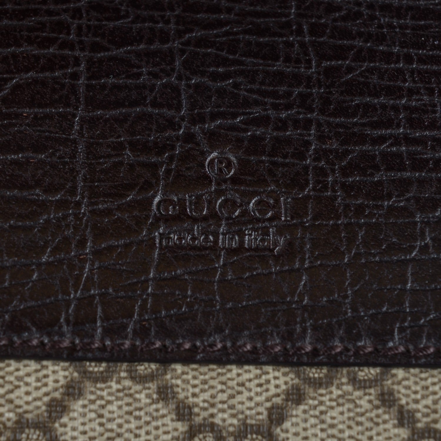 Gucci Coated Canvas Monogram Large Carry On Duffle Bag Brown 5 of 8