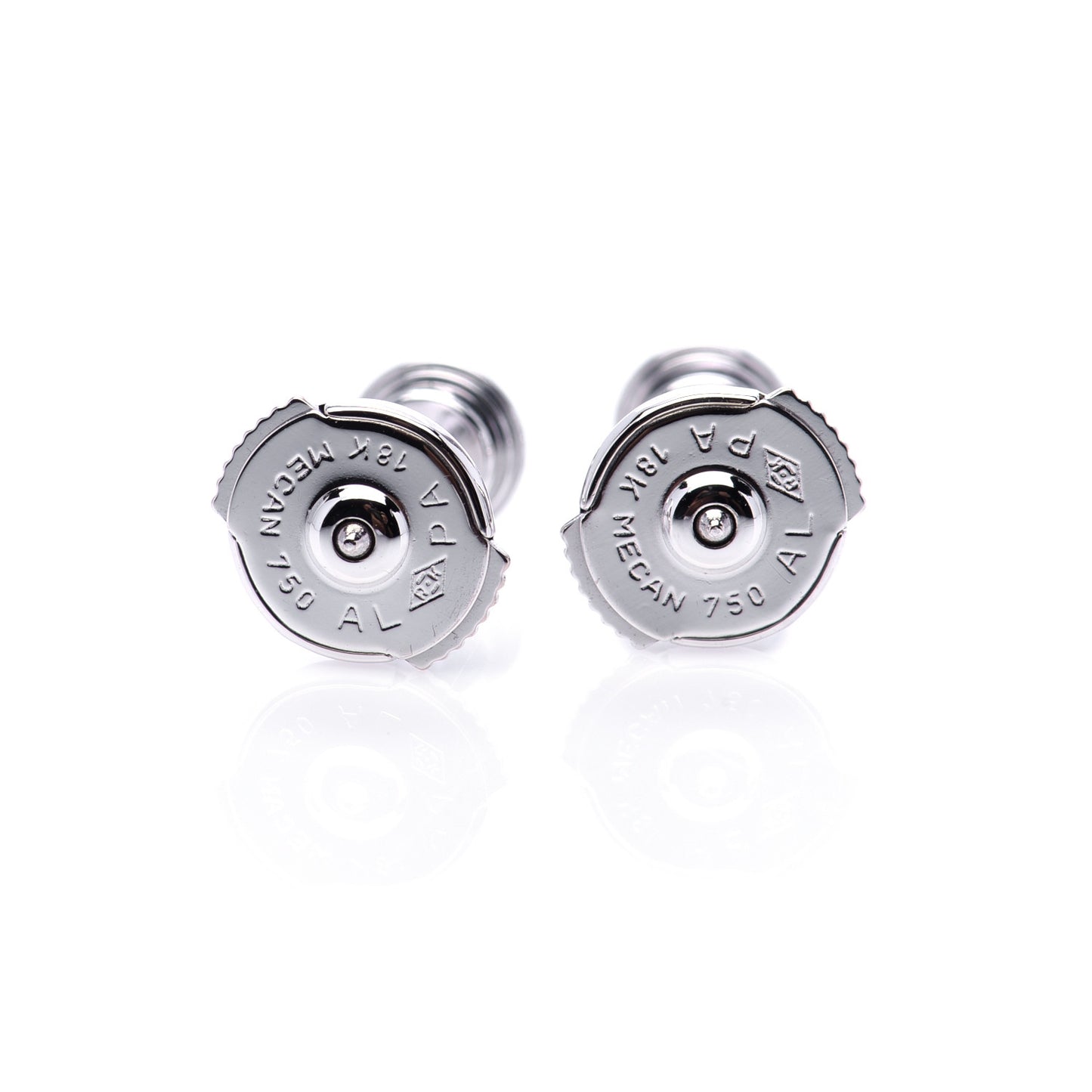 18K White Gold Diamond MM D'Amour Earrings