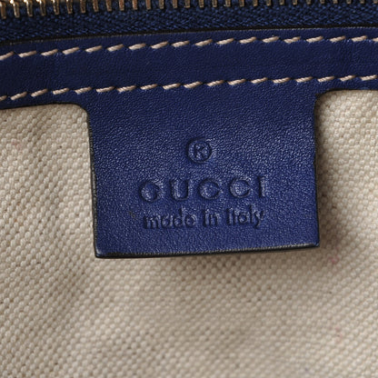 Gucci GG Plus Monogram Medium Boston USA Flag Unicef Duffle Blue 6 of 12