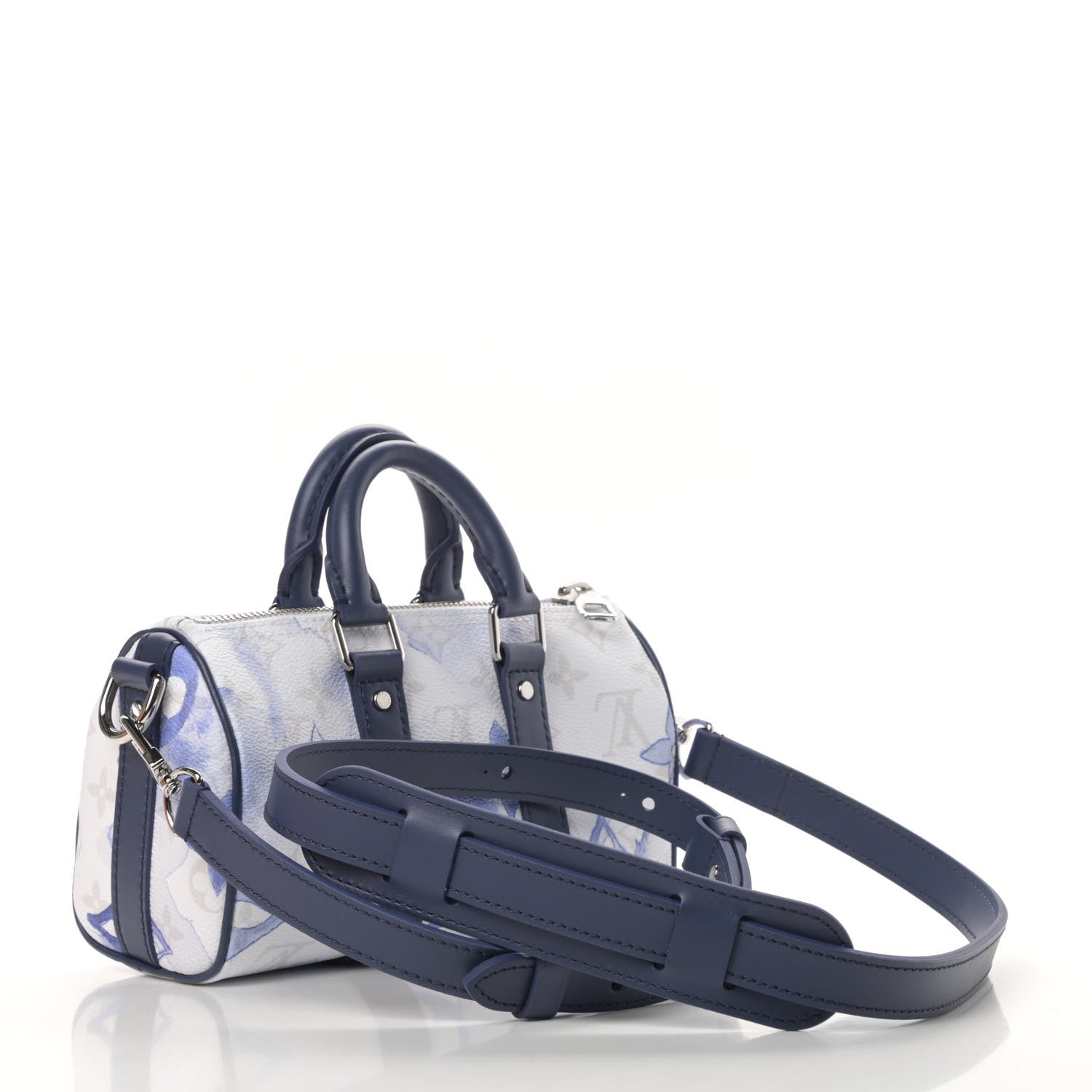 Louis Vuitton Monogram Watercolor Keepall XS Blue 3 of 11