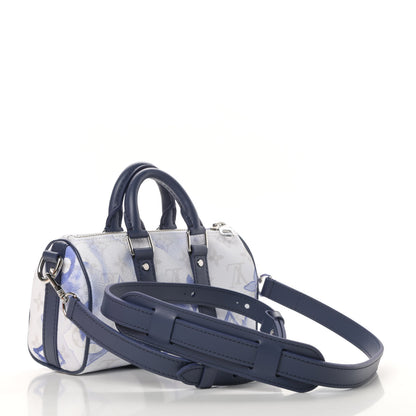 Louis Vuitton Monogram Watercolor Keepall XS Blue 3 of 11
