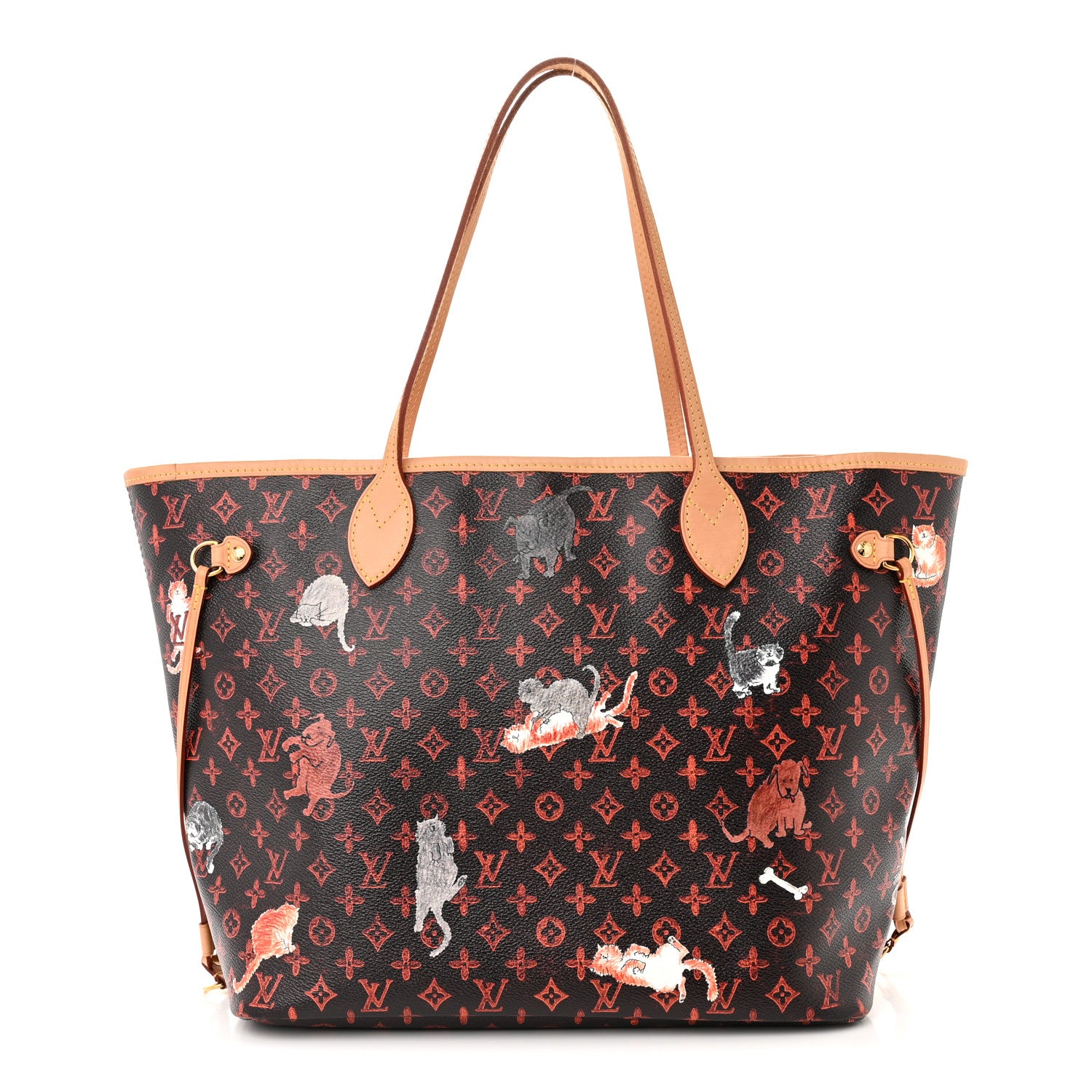 Louis Vuitton Catogram Neverfull MM Marron 1 of 9