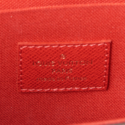 Louis Vuitton Damier Ebene LV Stories Pochette Felicie Chain Wallet 9 of 9