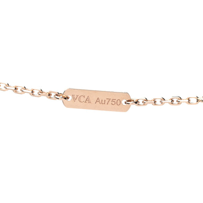 Van Cleef & Arpels 18K Rose Gold Trace Chain 3 of 6