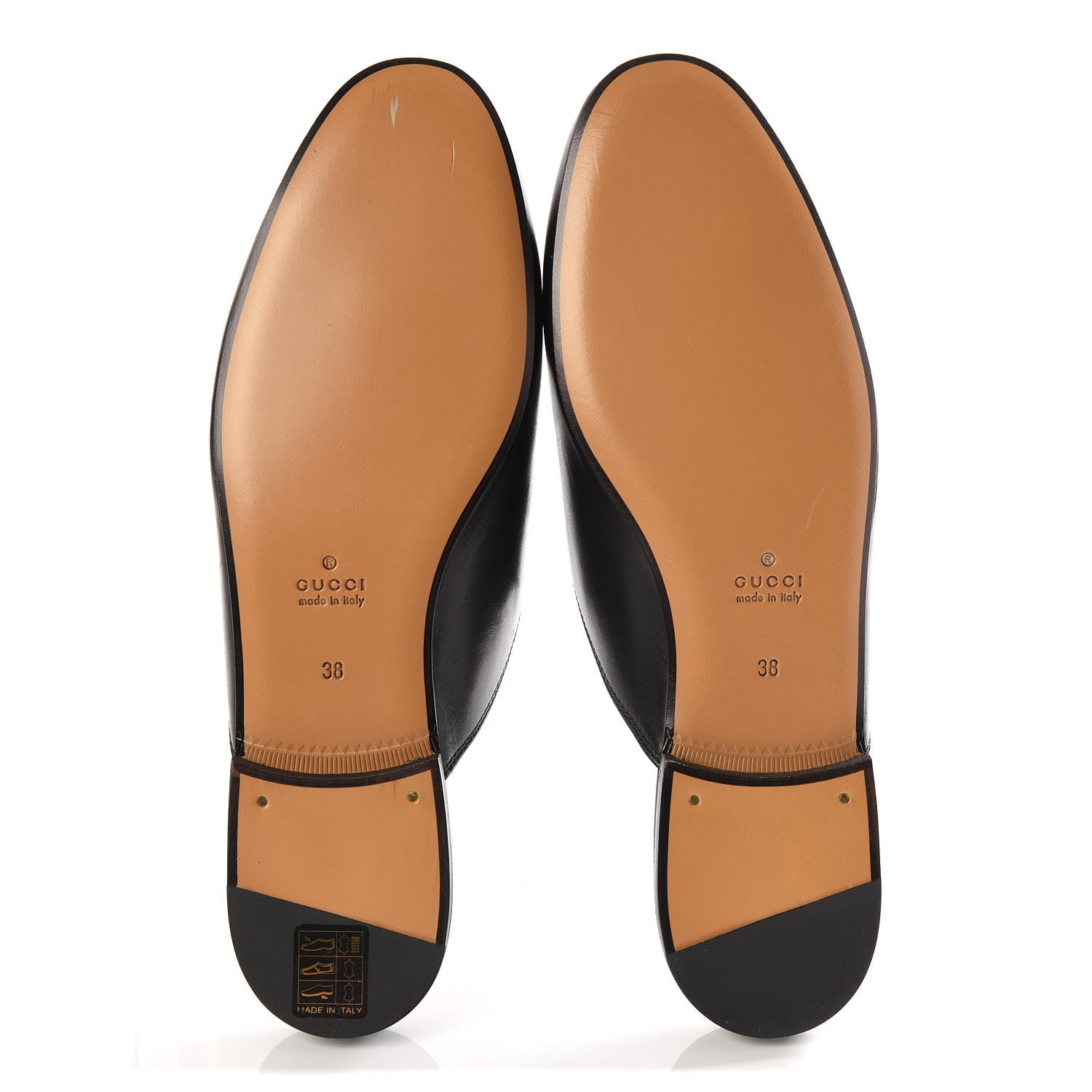 Gucci Calfskin Flower Embroidered Womens Princetown Slippers 38 Black 5 of 9