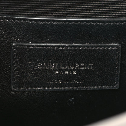 Saint Laurent Grain De Poudre Medium Classic Monogram Kate Satchel Souris 6 of 14