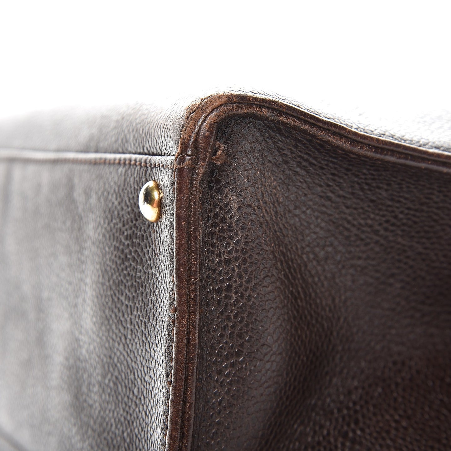 Caviar Shoulder Bag Brown