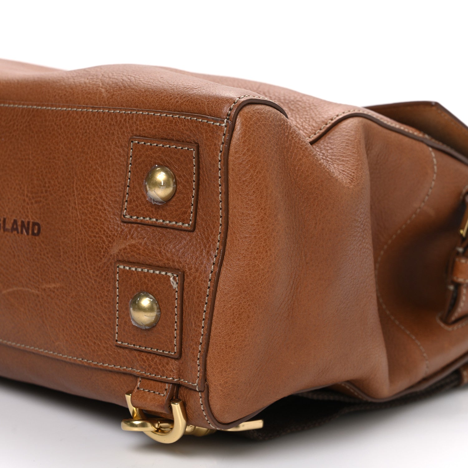 Mulberry Natural Leather Cara Delevigne Convertible Satchel Oak 9 of 12