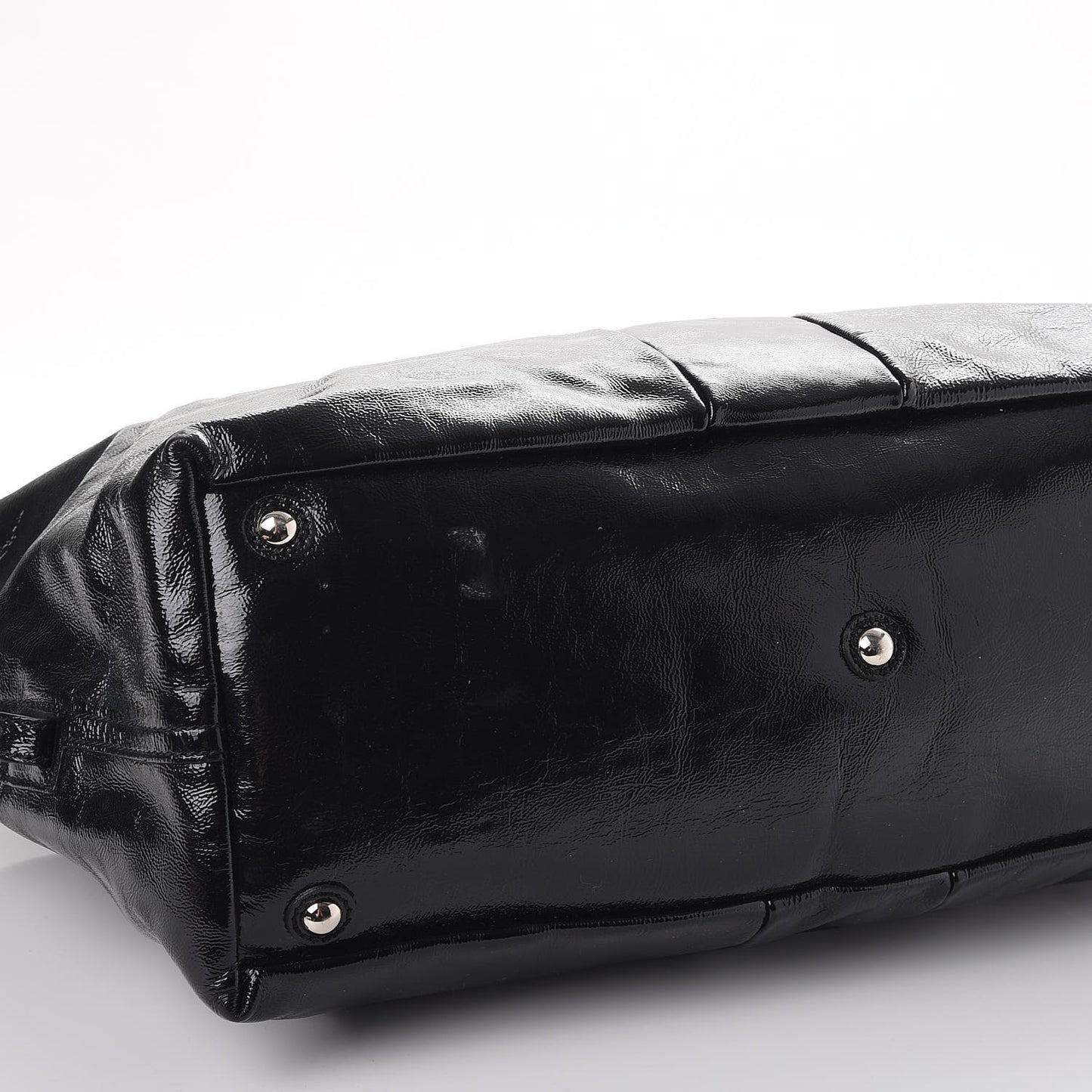 Patent Medium Easy Sac Y Tote Black