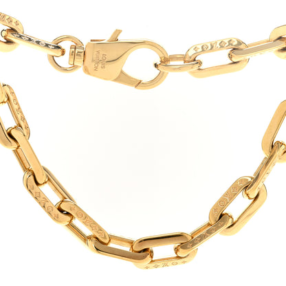 Louis Vuitton Monogram Chain Choker Necklace Gold 1 of 6