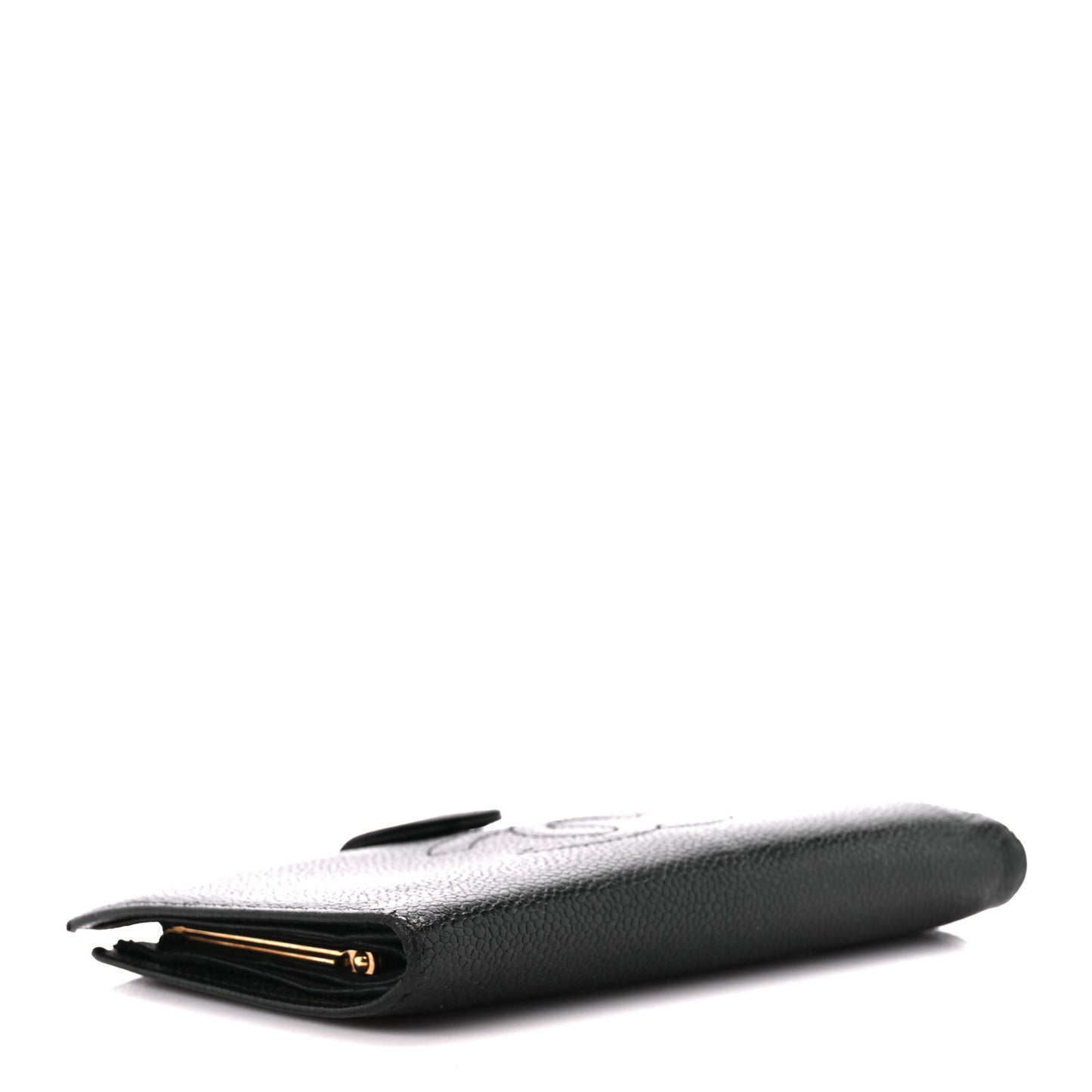 Caviar Timeless CC French Wallet Black