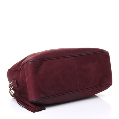 Gucci Vitello Range Medium Soho Bowler Burgundy 3 of 4