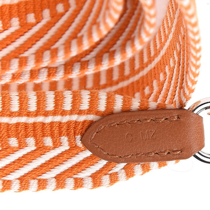 Hermes Toile Swift 25mm Sangle Cavale Shoulder Strap Abricot Ecru Gold 4 of 6