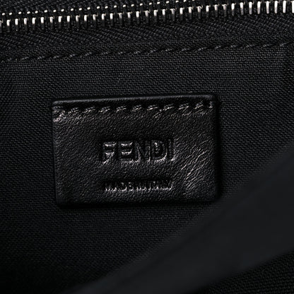 Fendi Recycled Nylon Vitello Grace Light Pequin Baguette Belt Pouch Black 6 of 11
