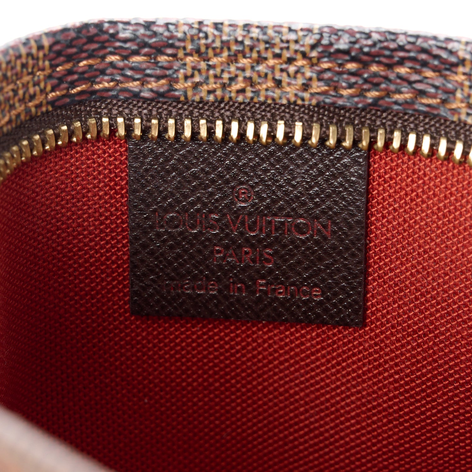 Louis Vuitton Damier Ebene Trousse Make Up Bag Pochette 6 of 12