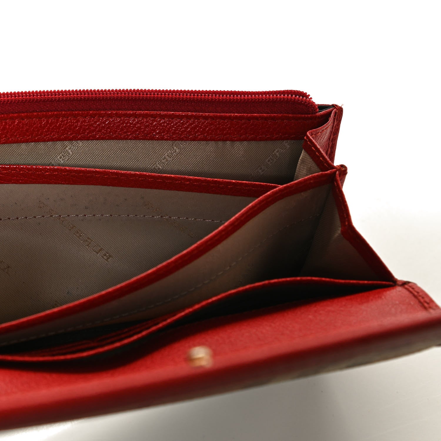 Burberry Haymarket Check Continental Wallet Red 10 of 10
