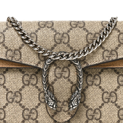 Gucci GG Supreme Monogram Super Mini Dionysus Shoulder Bag Taupe 7 of 9