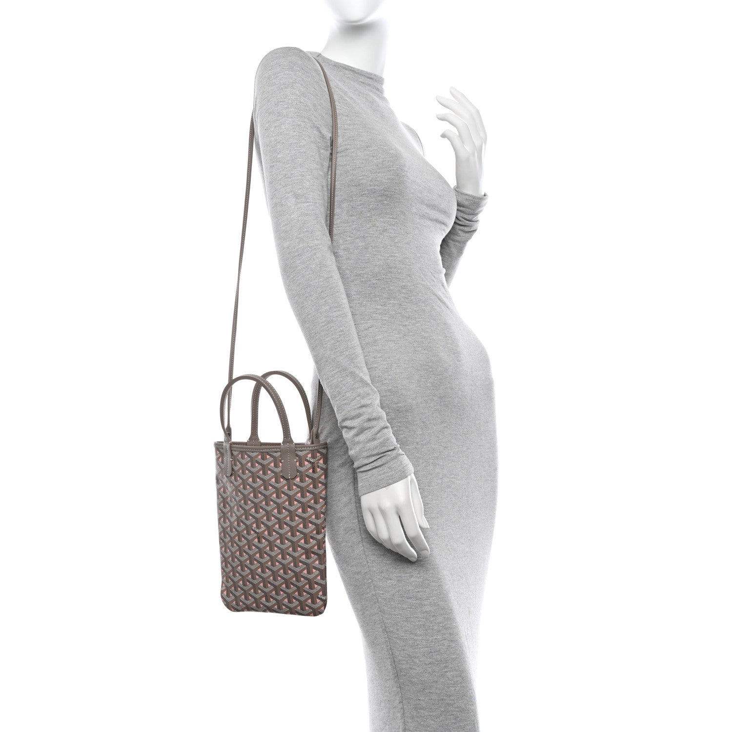 Goyard Goyardine Poitiers Claire Voie Tote Grege Powder Pink 2 of 10