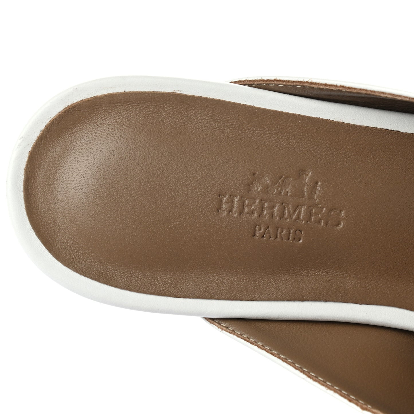 Calfskin Oz Mules 38 White