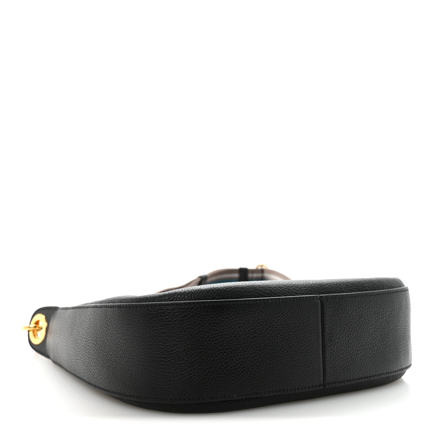 Prada Vitello Phenix Zippered Messenger Hobo Black 4 of 9