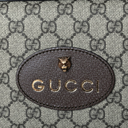 Gucci GG Supreme Monogram Web Neo Vintage Shoulder Bag Beige New Acero Crop 5 of 8