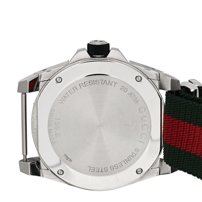 Gucci Stainless Steel Nylon 45mm Dive Quartz Watch Black 4 of 4