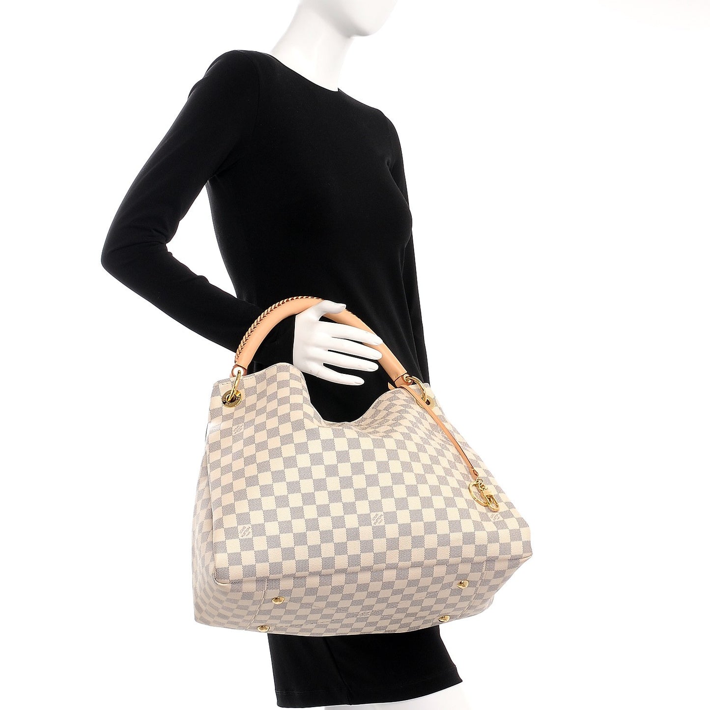 Damier Azur Artsy MM