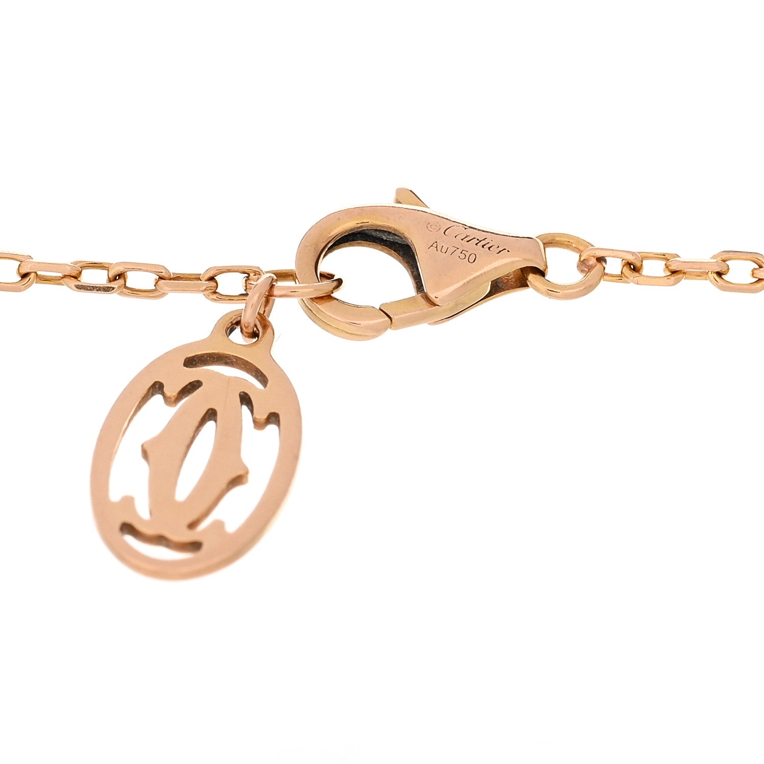 Cartier 18K Pink Gold Diamond SM D'Amour Bracelet 3 of 3