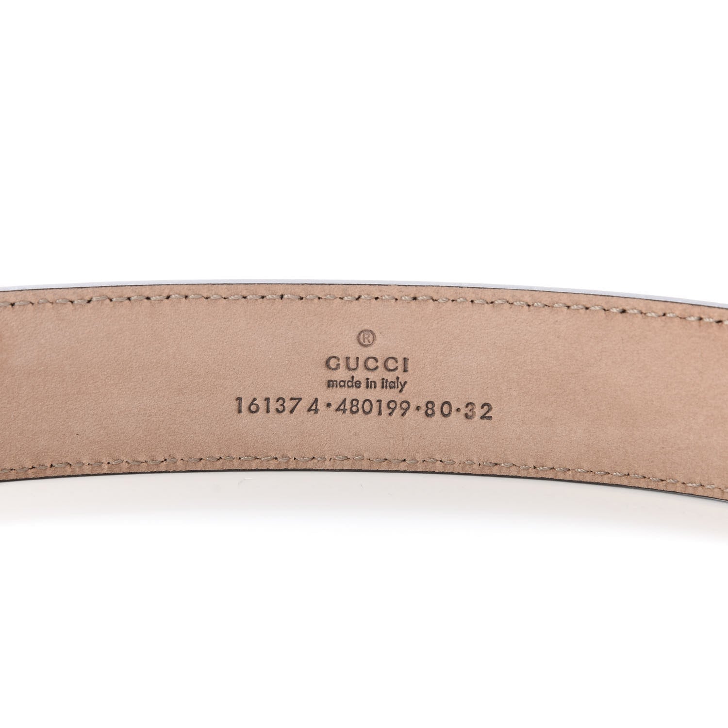 Gucci Calfskin Belt 80 32 Black 3 of 3