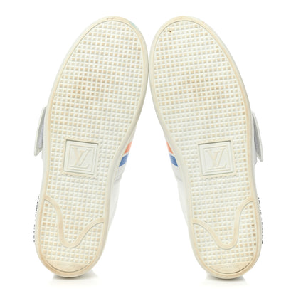 Louis Vuitton Calfskin Womens Frontrow Sneakers 37.5 White 6 of 12