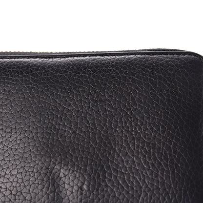 Gucci Pebbled Calfskin Medium Soho Zip Around Wallet Black 12 of 13